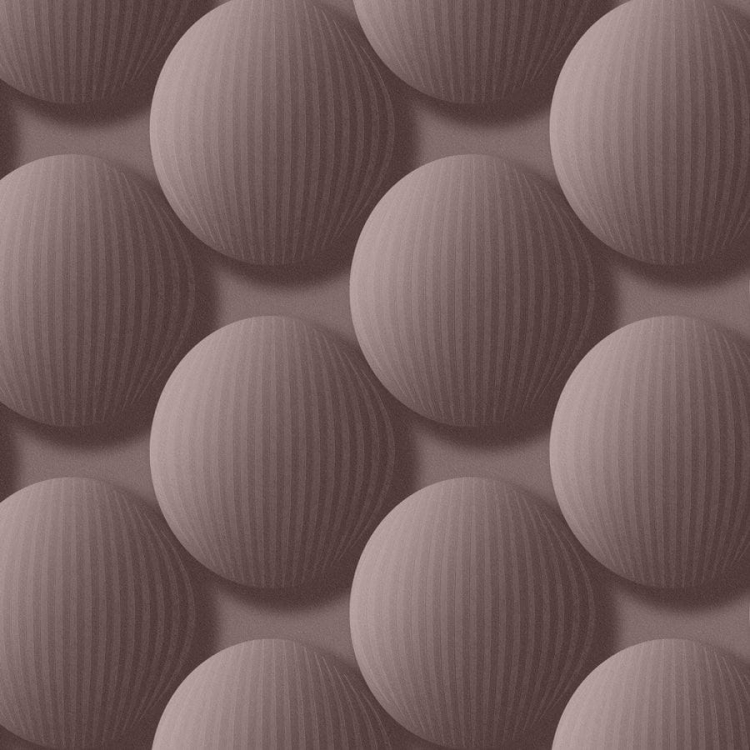 Tapeta ścienna na flizelinie kule 3D brązowy metalik 520741