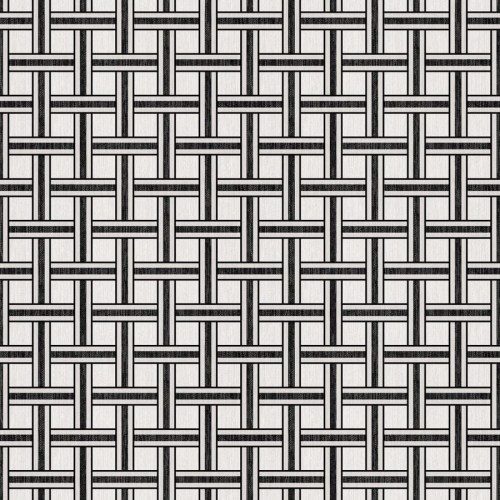 Cerata plamoodporna Obrus z PCV na włókninie Krata czarna Dekorama 205E szer. 140cm