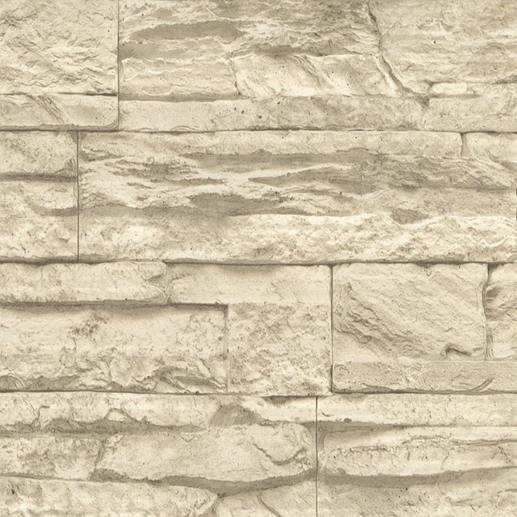 7071-30 Tapeta ścienna winylowa na flizelinie beżowy kamień, łupek 3D