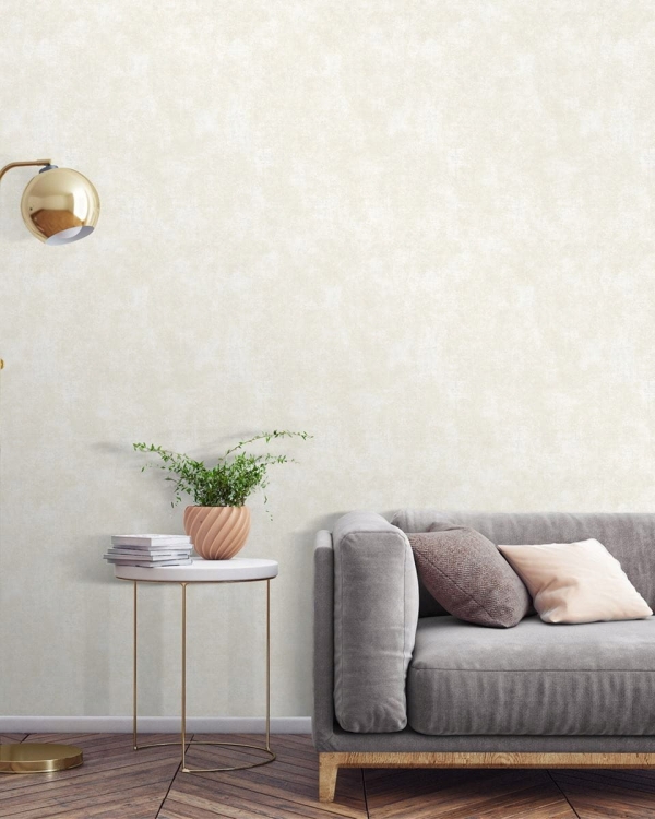 Tapeta A65301 A Grandeco. struktura biała perłowa