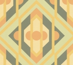 Retro Chic 39531-2 Tapeta ścienna AS Wzór geometryczny żółty zielony