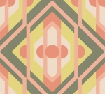 Retro Chic 39531-3 Tapeta ścienna AS Wzór geometryczny kolorowy