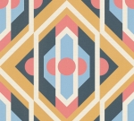 Retro Chic 39531-4 Tapeta ścienna AS Wzór geometryczny kolorowy