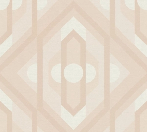 Retro Chic 39531-5 Tapeta ścienna AS Wzór geometryczny beżowy