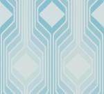 Retro Chic 39532-1 Tapeta ścienna AS Wzór geometryczny niebieski