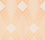 Retro Chic 39532-3 Tapeta ścienna AS Wzór geometryczny pomarańczowy
