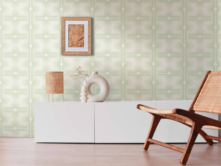 Retro Chic 39533-1 Tapeta ścienna AS Wzór geometryczny popielaty
