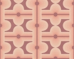 Retro Chic 39533-2 Tapeta ścienna AS Wzór geometryczny różowo ceglany