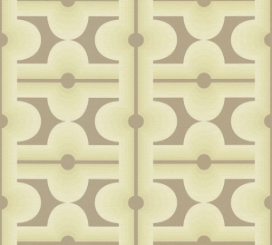 Retro Chic 39533-3 Tapeta ścienna AS Wzór geometryczny zielony