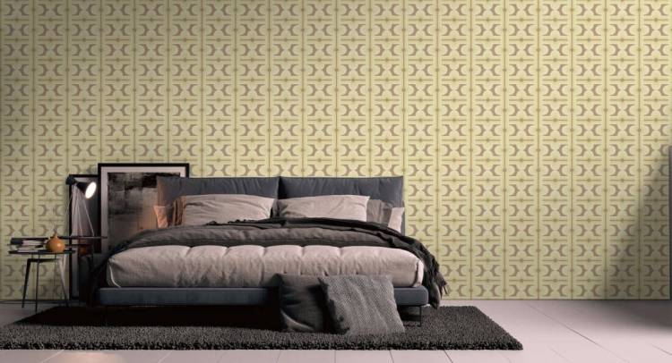Retro Chic 39533-3 Tapeta ścienna AS Wzór geometryczny zielony