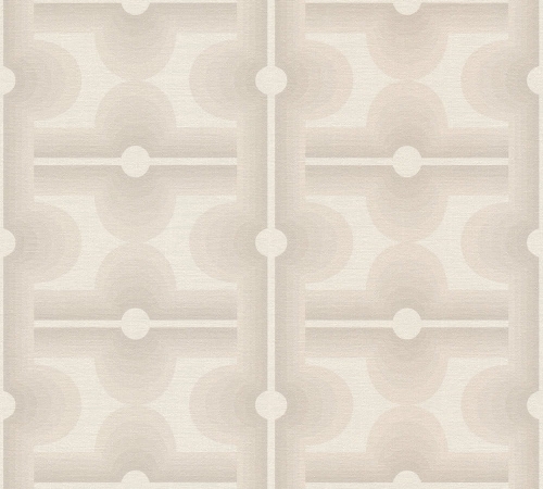 Retro Chic 39533-5 Tapeta ścienna AS Wzór geometryczny beżowy