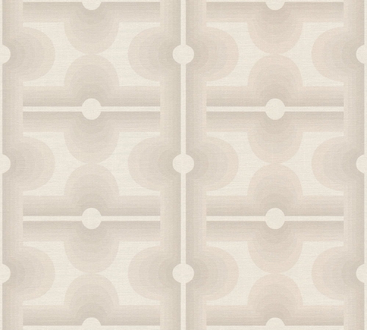 Retro Chic 39533-5 Tapeta ścienna AS Wzór geometryczny beżowy