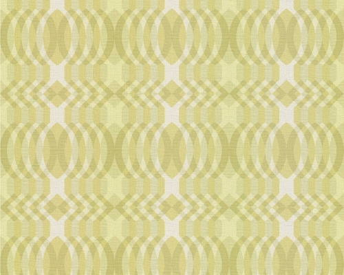 Retro Chic 39534-1 Tapeta ścienna AS Wzór geometryczny żółta limonka