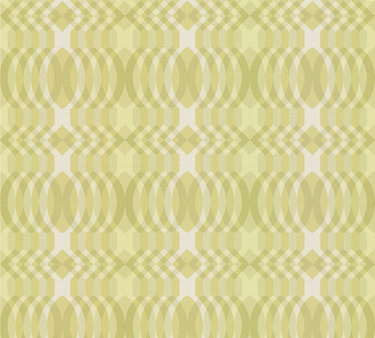 Retro Chic 39534-1 Tapeta ścienna AS Wzór geometryczny zielony jasny limonka