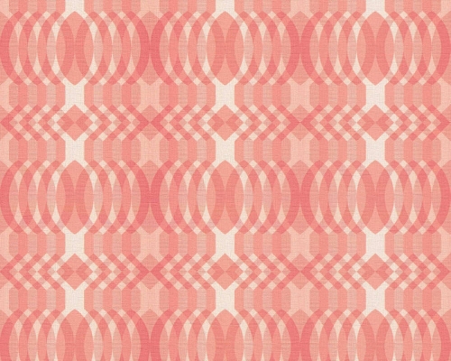 Retro Chic 39534-4 Tapeta ścienna AS Wzór geometryczny różowy