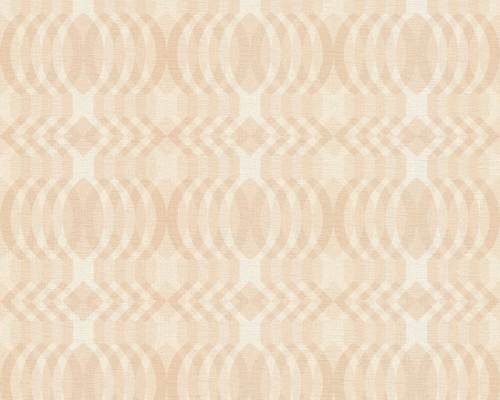Retro Chic 39534-5 Tapeta ścienna AS Wzór geometryczny brzoskwiniowy