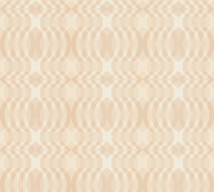 Retro Chic 39534-5 Tapeta ścienna AS Wzór geometryczny brzoskwiniowy