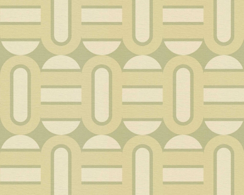 Retro Chic 39536-1 Tapeta ścienna AS Wzór geometryczny beżowy