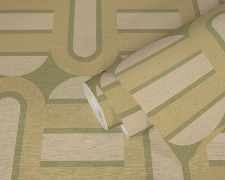 Retro Chic 39536-1 Tapeta ścienna AS Wzór geometryczny beżowy
