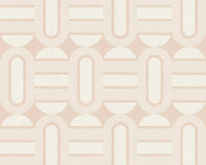 Retro Chic 39536-5 Tapeta ścienna AS Wzór geometryczny pudrowy