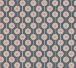 Retro Chic 39537-1 Tapeta ścienna AS Wzór geometryczny granatowo różowy