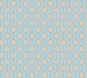 Retro Chic 39537-4 Tapeta ścienna AS Wzór geometryczny niebieski