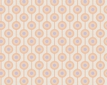 Retro Chic 39537-5 Tapeta ścienna AS Wzór geometryczny łososiowy