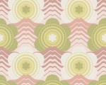 Retro Chic 39539-1 Tapeta ścienna AS Kwiatki zielono różowe
