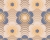 Retro Chic 39539-2 Tapeta ścienna AS Kwiatki niebiesko brązowe pomarańczowe
