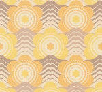 Retro Chic 39539-5 Tapeta ścienna AS Kwiatki pomarańczowe