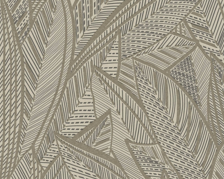 French Affair 39933-2 Tapeta ścienna AS liście wzór graficzny