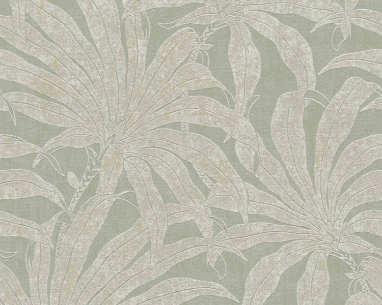 Jade 39501-2 Tapeta ścienna AS Liście palmowe zielony