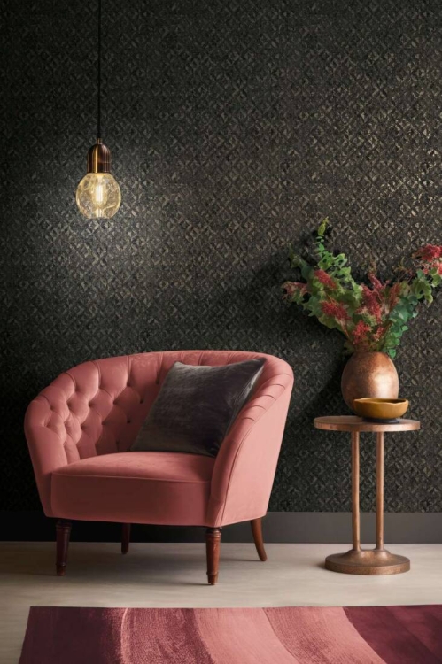 Jade 39505-3 Tapeta ścienna AS Wzór geometryczny 3D brązowy