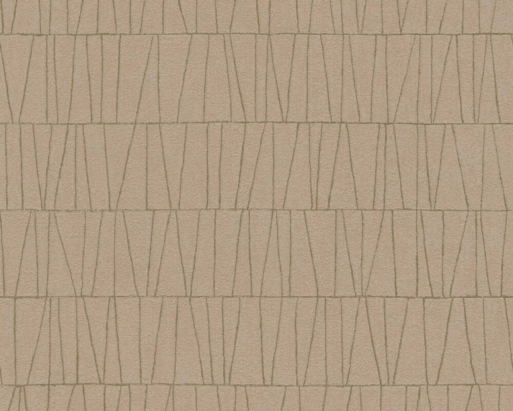 Jade 39506-5 Tapeta ścienna AS Wzór geometryczny brązowo złoty