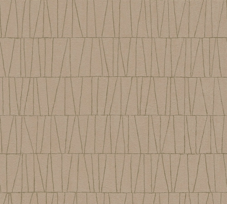 Jade 39506-5 Tapeta ścienna AS Wzór geometryczny brązowo złoty