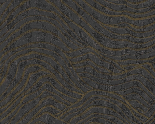 Jade 39507-3 Tapeta ścienna AS Wzór geometryczny czarny złoty