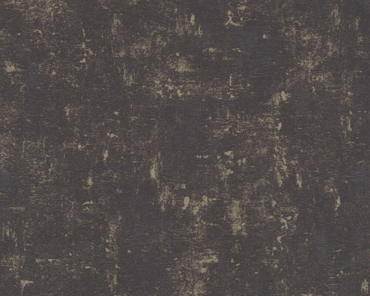 Jade 3951-15 Tapeta ścienna AS Tynk czarny złoty