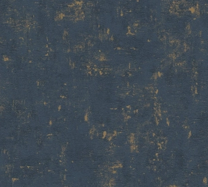 Jade 3951-39 Tapeta ścienna AS Tynk granatowo złoty