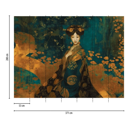 Jade 39706-1 Tapeta ścienna AS Mural Geisha