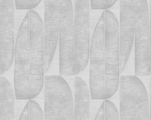 Stories of Life 39658-2 Tapeta ścienna AS Liście Modernizm popielate