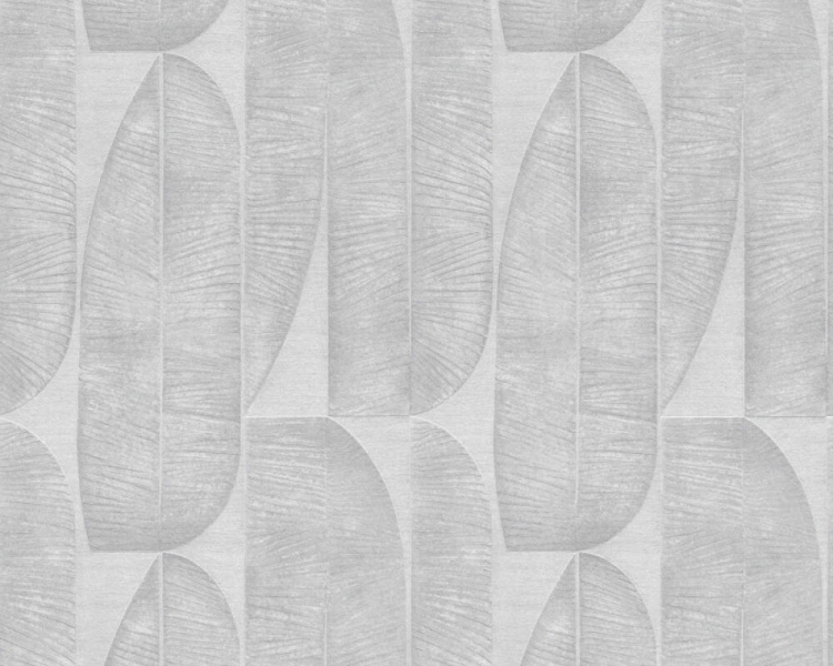 Stories of Life 39658-2 Tapeta ścienna AS Liście Modernizm popielate