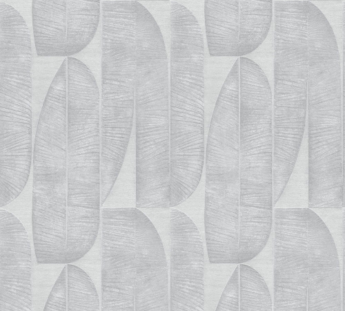 Stories of Life 39658-2 Tapeta ścienna AS Liście Modernizm popielate