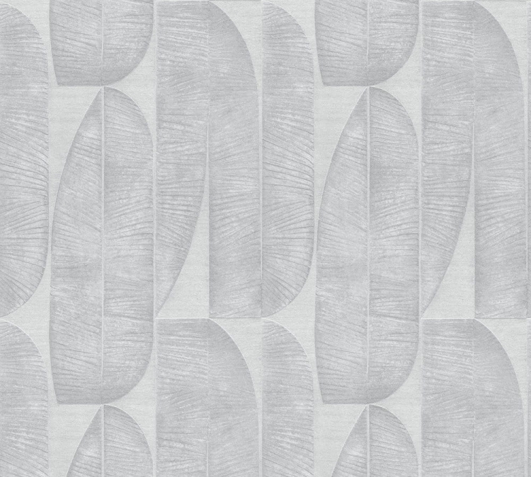 Stories of Life 39658-2 Tapeta ścienna AS Liście Modernizm popielate