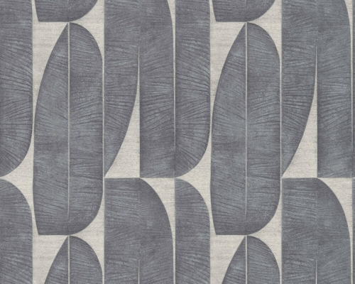 Stories of Life 39658-3 Tapeta ścienna AS Liście Modernizm szaro beżowe