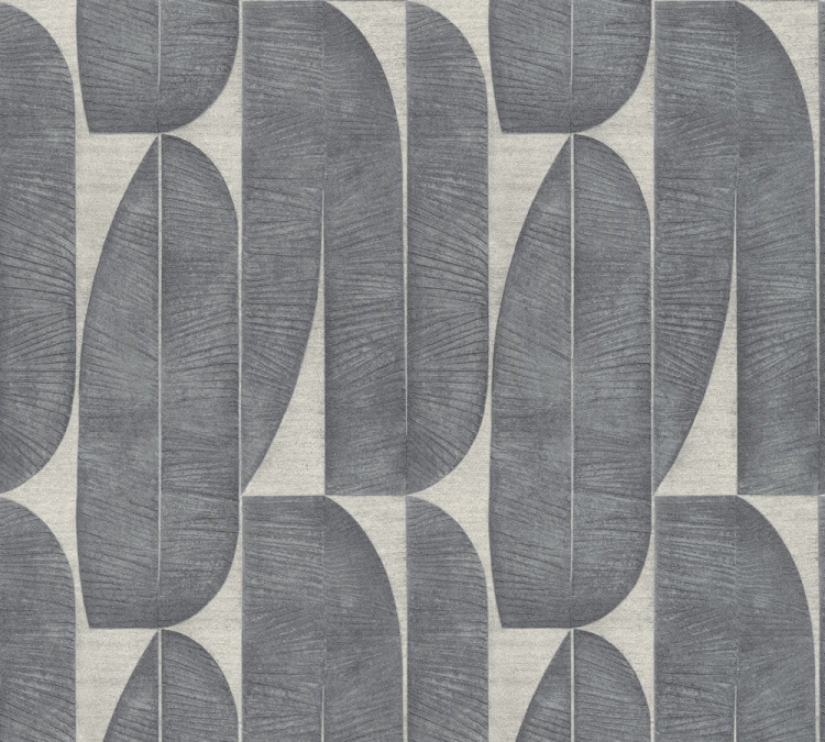 Stories of Life 39658-3 Tapeta ścienna AS Liście Modernizm szaro beżowe