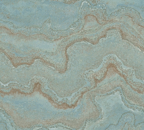 Stories of Life 39659-1 Tapeta ścienna AS piaskowiec turkusowo złoty