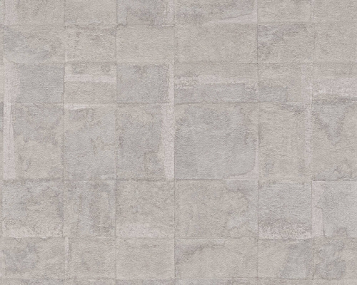 Stories of Life 39671-2 Tapeta ścienna AS tynk w kwadratach beż