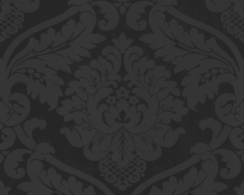 White &amp; Colours 5526-31 Tapeta ścienna AS czarny ornament  do pokoju