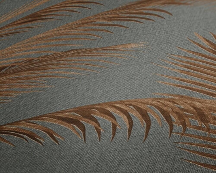 Michalsky 5 39980-3 Tapeta ścienna AS Liście palmy brązowe