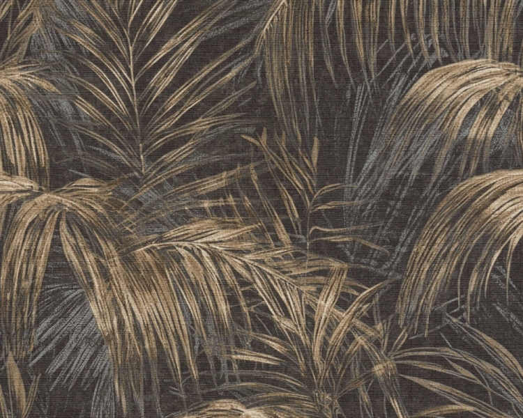 Michalsky 5 39981-2 Tapeta ścienna AS Liście palmowe 3D brązowe